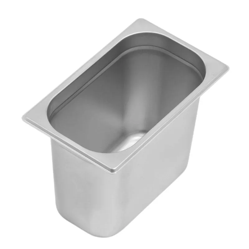 Cubeta Gastronorm GN 1/4 Inox Profundidad 200 mm 5,5 L, Apta para Lavavajillas, Conservación, Servicio y Buffet