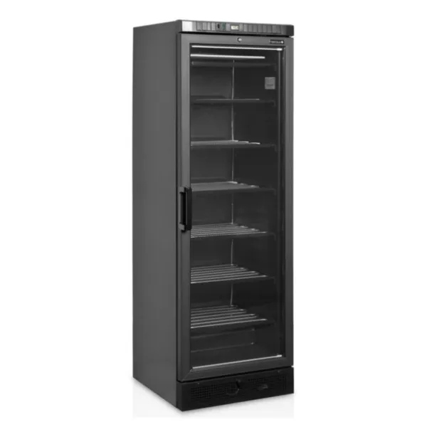 Vitrina Congelador Estático Puerta de Cristal - Negro - 270 L