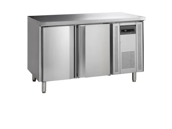 Mesa Refrigerada Negativa en Acero Inoxidable - 2 Puertas - GN 1/1