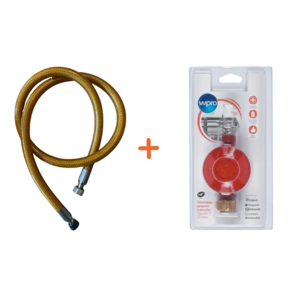 Kit de conexión de gas propano para freidora de gas de 23 L.