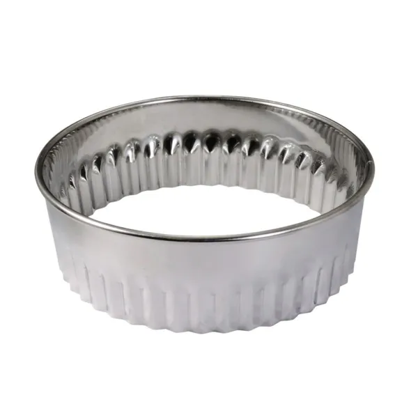 Cortadores Redondos Acanalados de Acero Inoxidable - ⌀ 30 a 100 mm - Juego de 8