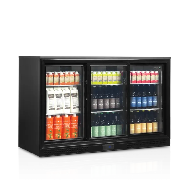 Bar Trasero Refrigerado 3 Puertas de Vidrio Deslizantes - 278 L