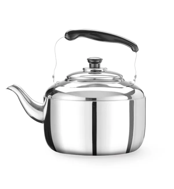 Hervidor de acero inoxidable con tapa - 6 L