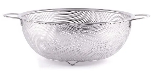 Escurridor perforado de acero inoxidable - ø 285 mm