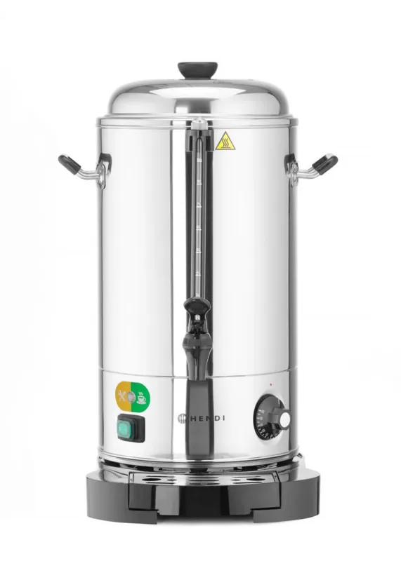 Distribuidor de Bebidas Calientes de Doble Pared de Acero Inoxidable - 9 L