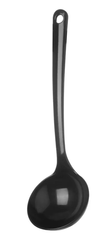 Cuchara de salsa negra de 300 mm