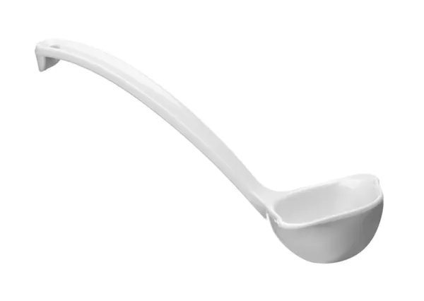 Cuchara de salsa de plástico - marfil - 0,04 L