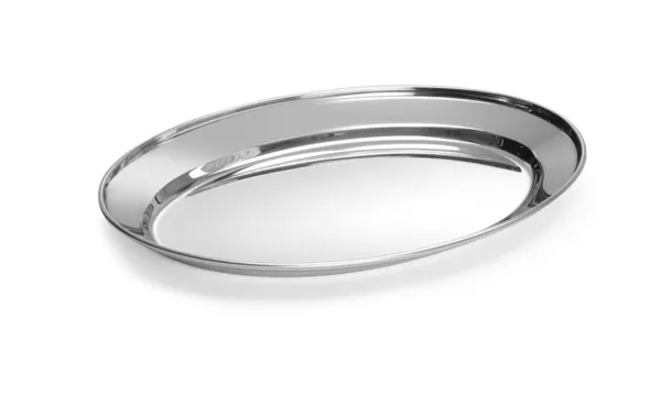 Plato Oval de Acero Inoxidable - 300 x 220 mm
