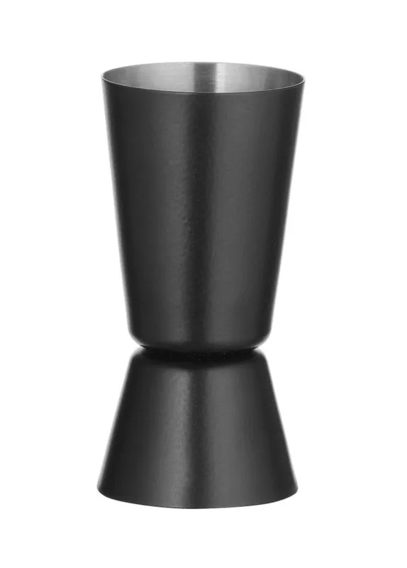 Dosificador de alcohol negro de acero inoxidable - ø 40 mm