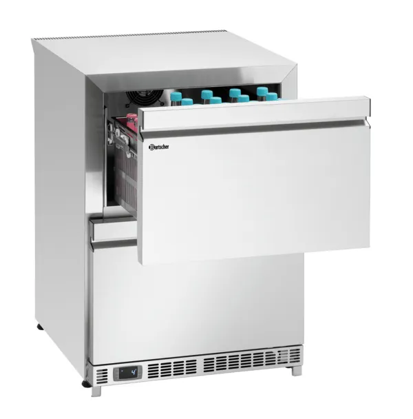 Mesa Refrigerada 2 Puertas 2 Cajones - L 600 x P 600 mm