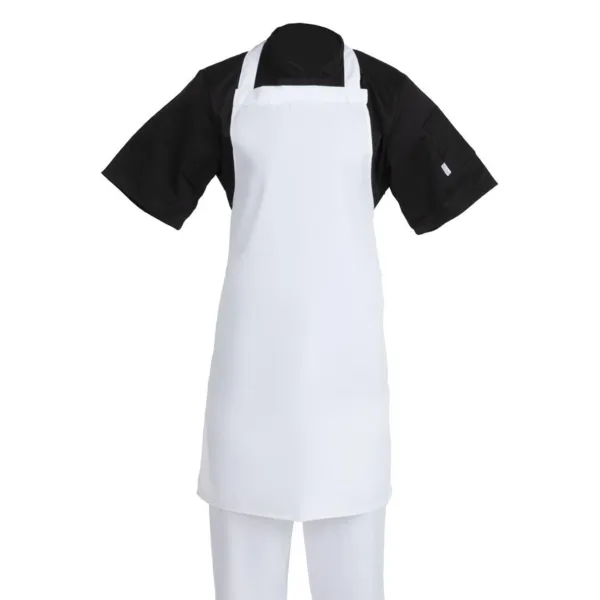 Delantal Babero Blanco - 711 x 656 mm