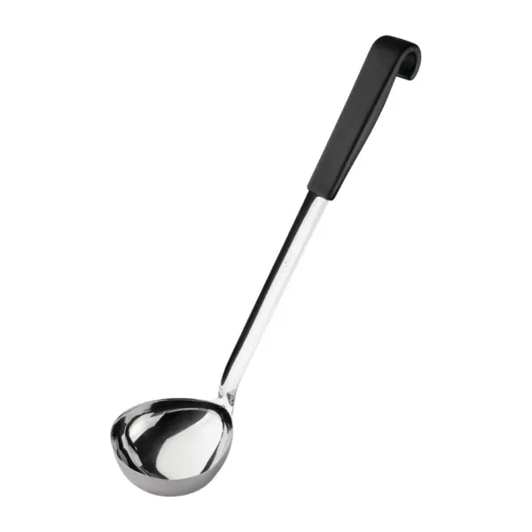 Vaso con asa negra de acero inoxidable de 435 ml - 340 mm