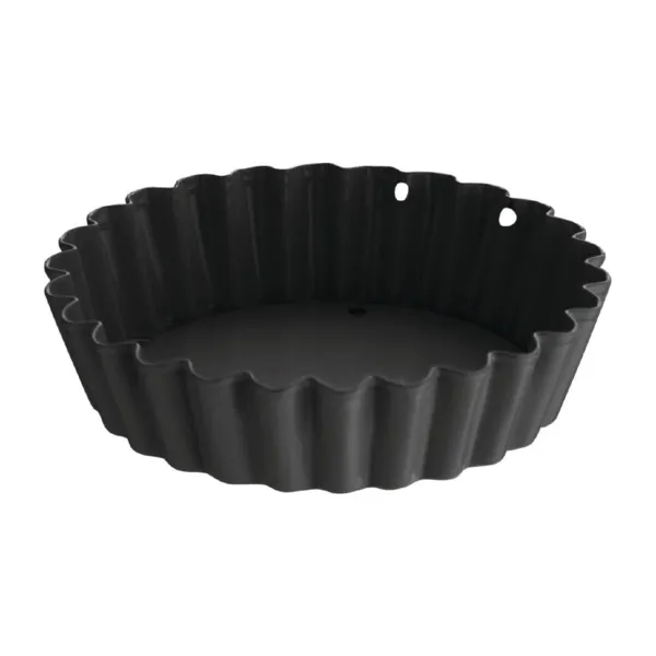 Molde para tartaletas canelé antiadherente con fondo desmontable - ø 8 cm - Lote de 3