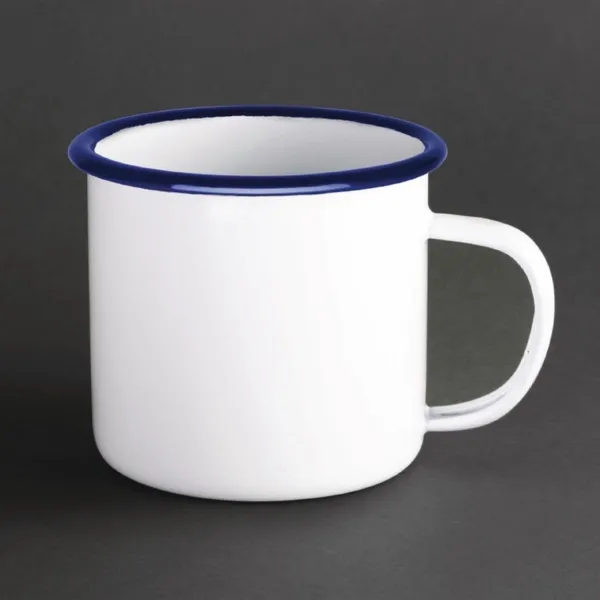 Gran tazón de sopa de acero esmaltado de 670 ml - Juego de 6