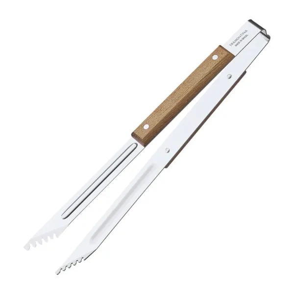 Pinza de barbacoa de madera - L 370 mm