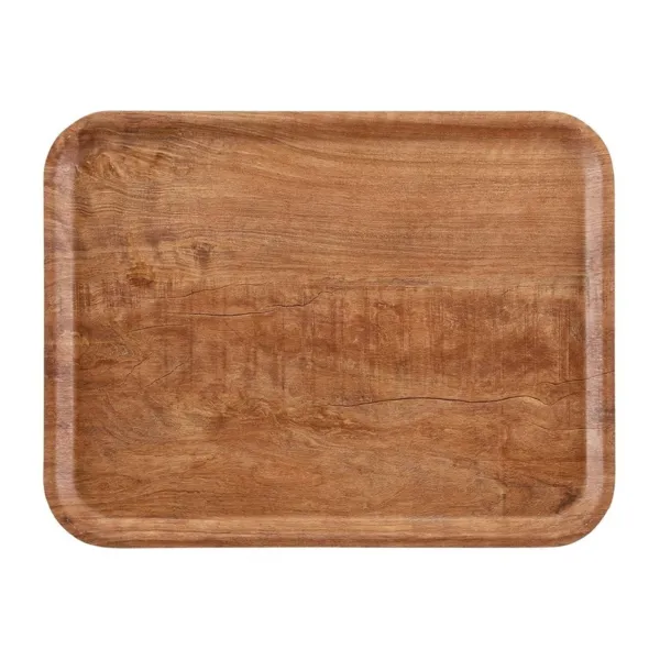 Tablero laminado Superficie con textura de madera de olivo marrón 430 mm