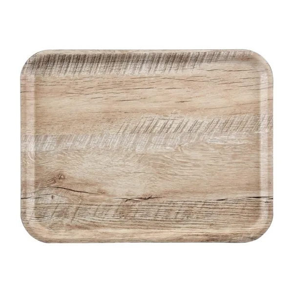 Tablero laminado Superficie con textura de madera de roble claro de 460 mm