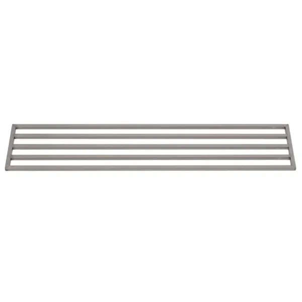 Estantería de pared perforada de acero inoxidable - L 1200 x P 400 mm