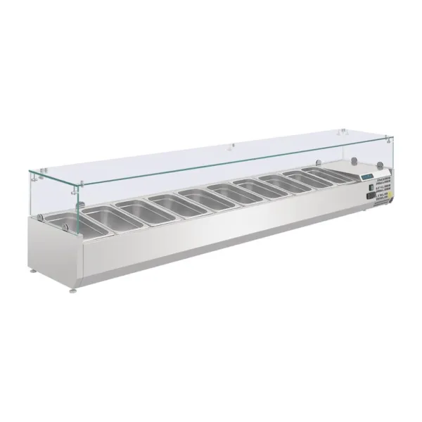 Vitrina de ingredientes refrigerada Serie G - 10 x GN 1/4