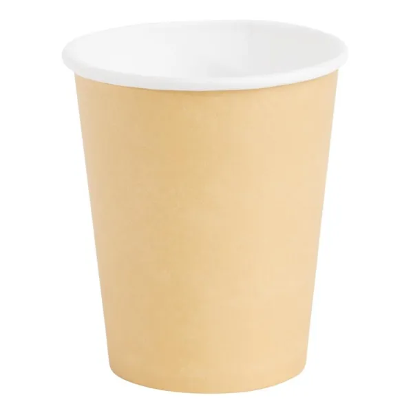 Vasos Desechables Bebidas Calientes Marrón - 225ml - Lote de 50