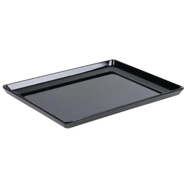 Bandeja de melamina Float negro GN1/1