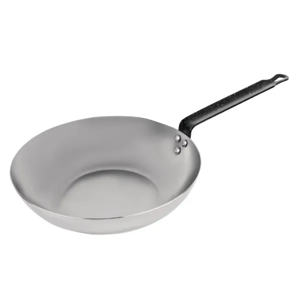 Wok de acero al carbono de 28 cm