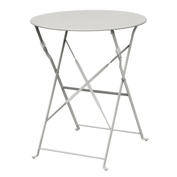 Mesa de terraza de acero - Gris