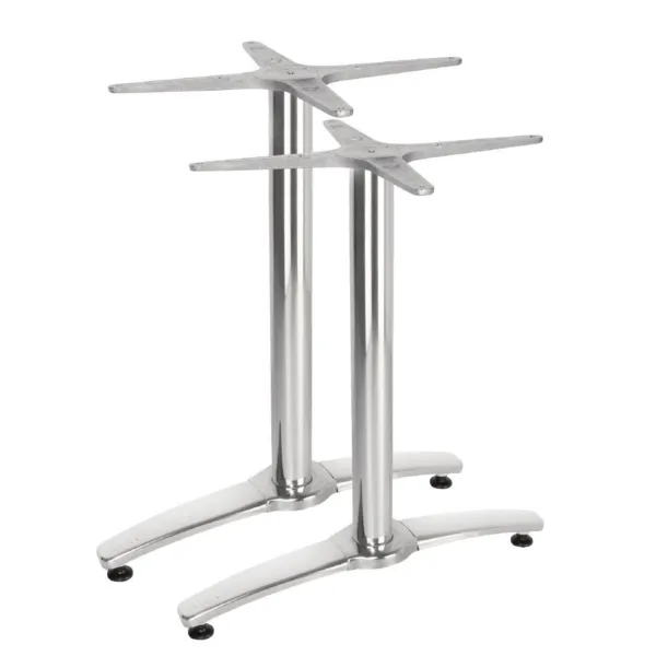 Pie de Mesa Doble de Aluminio - Lote de 2
