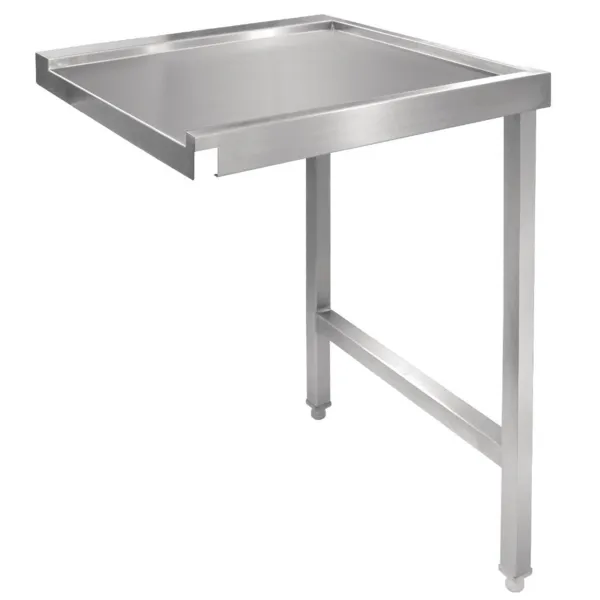 Mesa de salida derecha para lavavajillas de campana - L 600mm