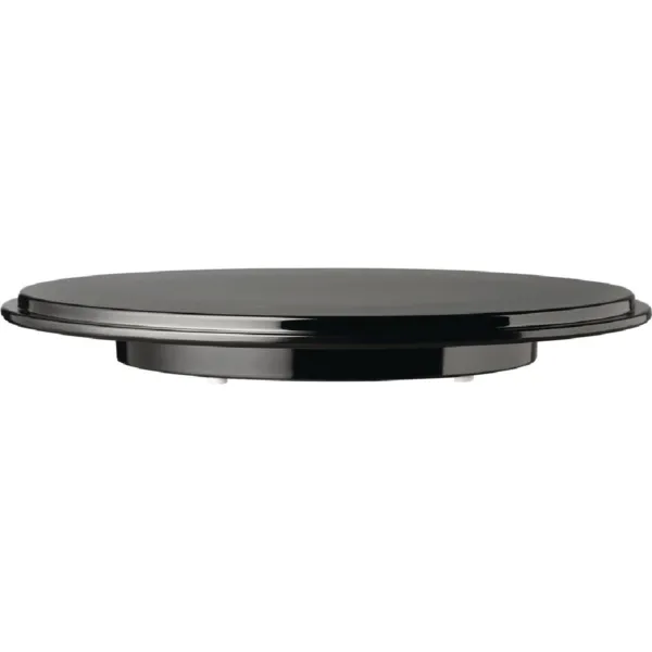 Plato Para Pastel De Melamina Pura Negro - Ø310Mm