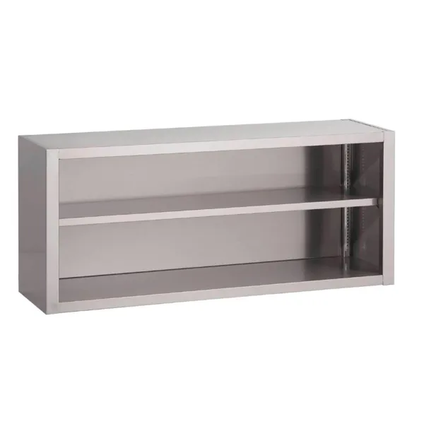 Armario Abierto de Pared en Acero Inoxidable - L 2000 x P 400 mm