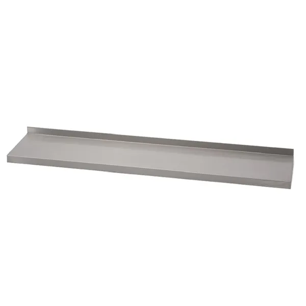 Estantería de pared de acero inoxidable sin soporte 2000 x 400 mm