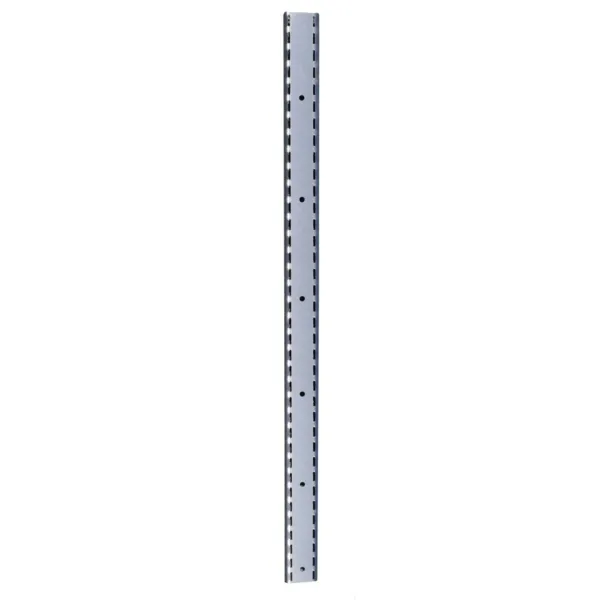 Cremallera de acero inoxidable para estantes de pared - L 1000 mm