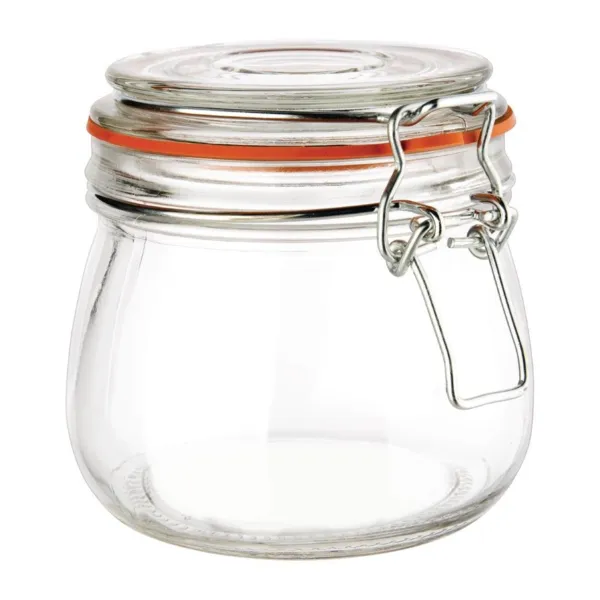 Bote de conservas con clip de 500 ml