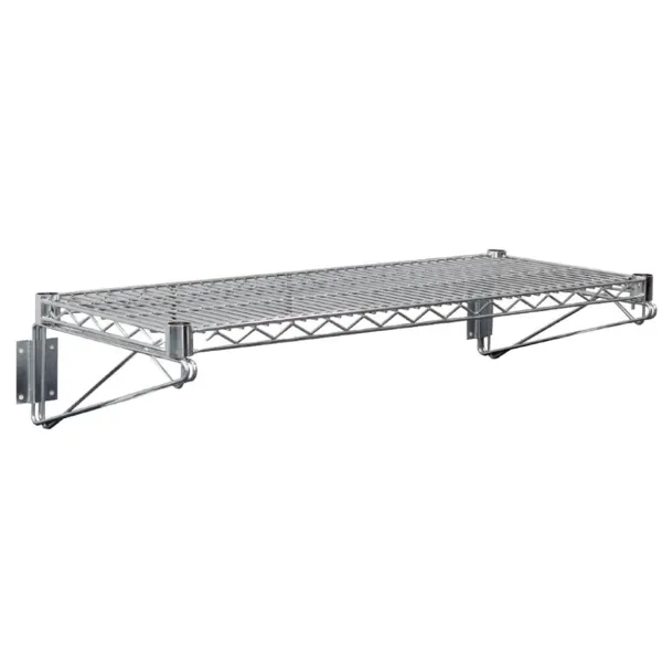 Estantería de pared metálica - L 1220 x P 360 mm