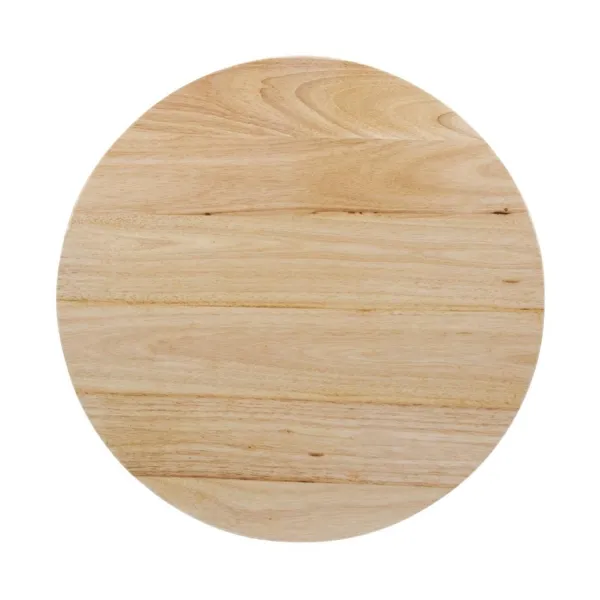 Tabla redonda de madera natural de 600 mm
