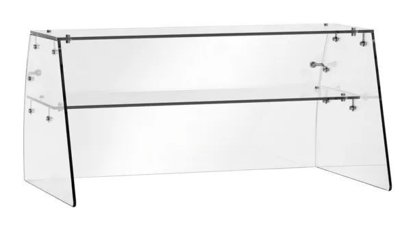 Vitrina de Vidrio para Ensaladera Refrigerada de 2 Puertas