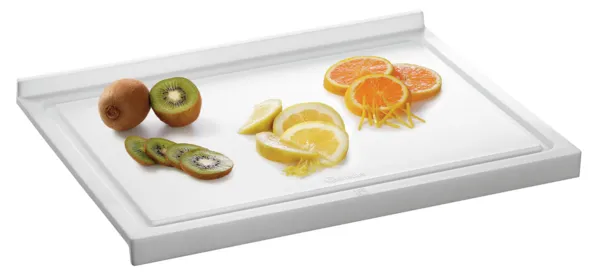 Tabla de cortar 415 x 300 mm - Blanca - 10 mm de grosor