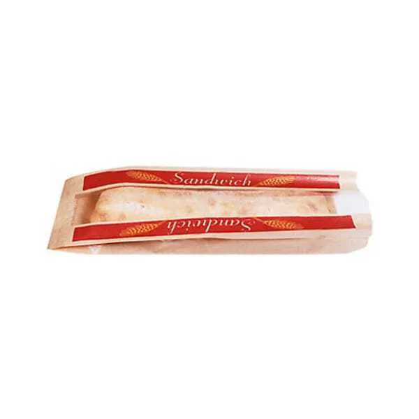 Sac Sandwich Papier avec Fenêtre - Lot de 1000