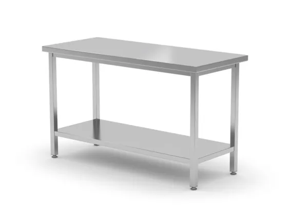 Mesa Central Profi Line con Estante - L 1400 x P 600 mm