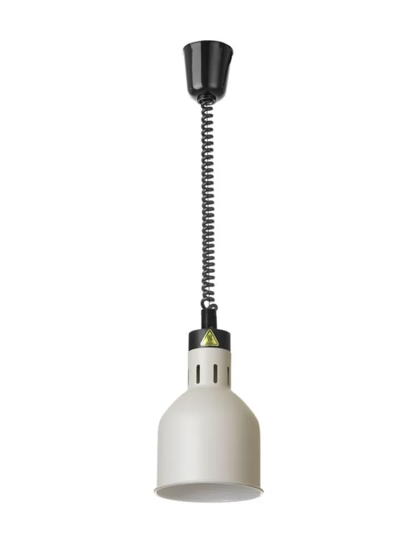 Lámpara Calefactora Cilíndrica Ajustable - Blanco