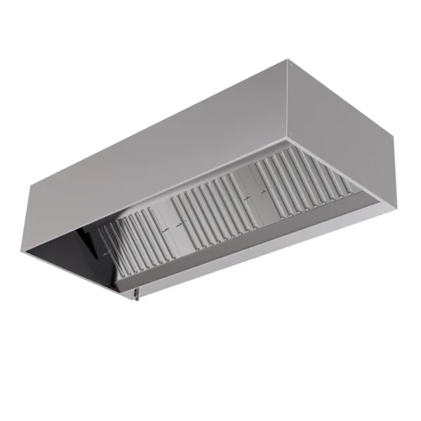 Campana cúbica de 1100 de profundidad con LED y sin motor - Longitud 2600