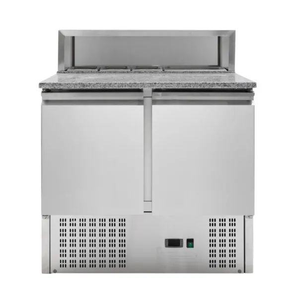Mueble para Pizza Refrigerado - 2 Puertas - 5 Cubetas GN 1/6 - Reacondicionado