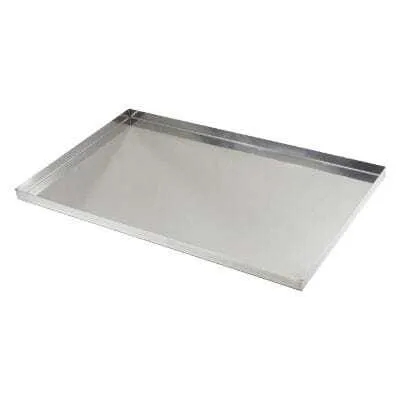 Placa de Pastelería con Borde Recto en Acero Inoxidable GN 1/1