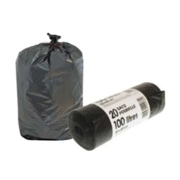 Bolsa de Basura - 100 L - Rollo de 20 Bolsas
