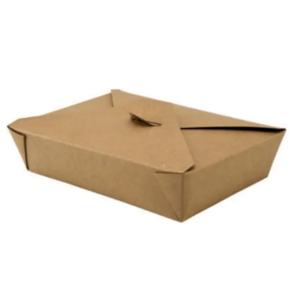 Caja de almuerzo pequeña - Tapa de 4 solapas - Ecológica - Lote de 50