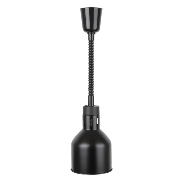 Lampe Chauffante Rétractable Finition Noir Mat - 250 W