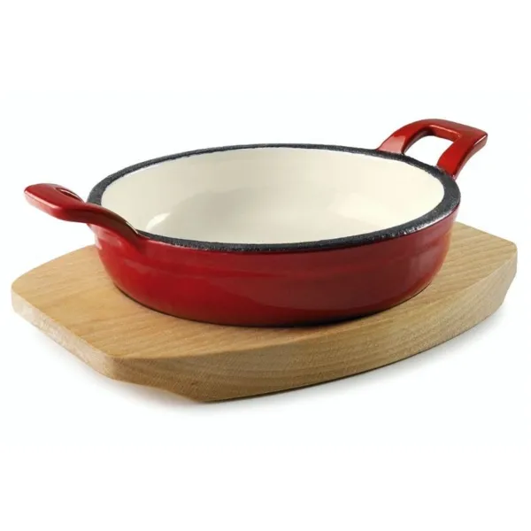 Cacerola Redonda de Magma Rojo - Ø 18,5 cm