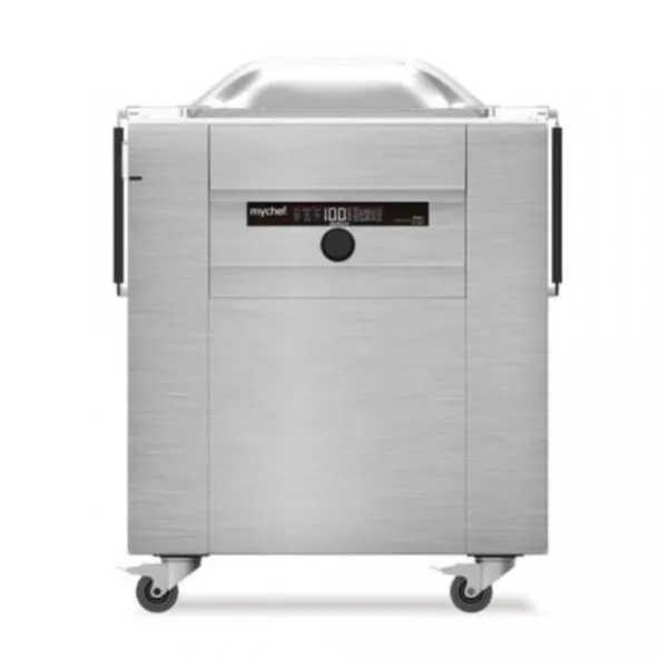 Máquina de envasado al vacío sobre soporte iSensor S con 3 barras de soldadura - 410 mm y 580 mm - 20 m3/h