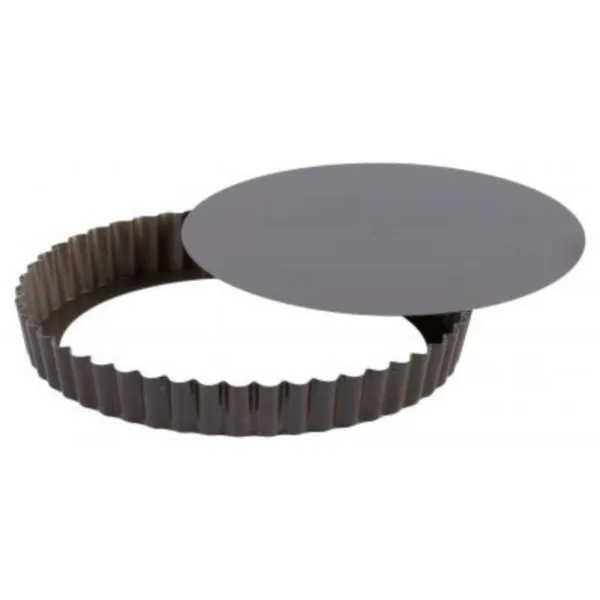 Molde para tarta redondo acanalado con fondo desmontable - Ø 280 mm